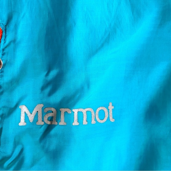 MARMOT Sz S Fleece Lined Multiple Pockets Windbreaker Cozy Pop of Colour Jacket - Picture 2 of 13